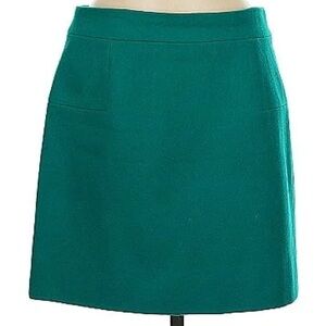 Vintage j crew felted wool mini skirt